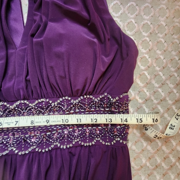 Kathy Roberts Women's Gown in Plum, Size 8 - Picture 7 of 12